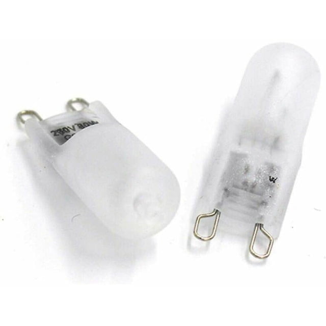 Halogen Bulb 60W G9 Frosted Halogen Bulb 60 Watt G9 Frosted Halogen Bulb G9 JCD Double Needle Base Warm White 2700K Halogen Bulb, Used For Country Ho