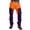 Orange, variant on GrmtClth Mens Cargo Pants 2026 Linen Relaxed Fit Casual Elastic Waist Drawstring Palazzo Pants Summer Beach Travel Wide Leg Trousers with Label Purple M