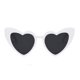 thumbnail image 4 of Womens Heart-shaped Sunglasses - Fashionable, Retro Glasses, 4 of 5