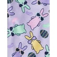 thumbnail image 3 of The Children's Place Girls Easter Short Sleeve Snug Fit PJs, 2-Piece, Sizes 4-16, 3 of 3