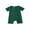 DARK GREEN, variant on Kiapeise Unisex Newborn Baby Boy Girl Summer Romper Waffle Knitted Jumpsuit Short Infant Solid Clothes Ribbed One-Piece Outfit