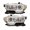 Chrome, variant on KarParts360 For Toyota Tacoma 2019 20 21 22 2023 Headlight Assembly Passenger Side | CAPA | Clear/Amber Lens | Chrome | With Fog Light Holes/Bulbs | Replacement For TO2503276, TO2503276C | 81110-0426