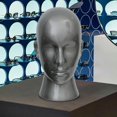 thumbnail image 6 of Gazechimp Mannequin Head Stand Hairpieces Display Holder Home Decor Display Holder,for Hairpieces,Headwear,Styling,Barbershop Home gray, 6 of 8