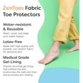 thumbnail image 3 of ZenToes Gel Toe Protectors, Closed Toe Fabric Sleeves for Toe Protection, 5 Count, 3 of 8