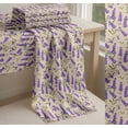 thumbnail image 6 of Soimoi Cotton Poplin Fabric Leaves & Lavender Shirting Print Sewing Fabric Yard 56 Inch Wide, 6 of 7