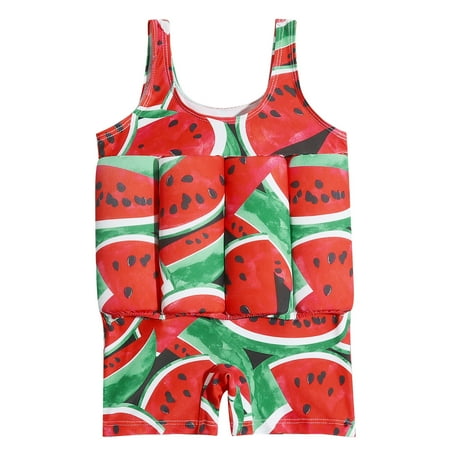 

Summer Savings Clearance! Edvintorg 0-12Months New Summer 2023 Toddler Baby Swimwear Boys And Girl Float Suit Swimsuit Cartoon Watermelon Sleeveless Vest Buoyancy One-Piece Bathing Suit