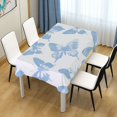 thumbnail image 3 of Yayeee Tablecloths for Rectangular Tables 54 x 54 inch Party Table Cover, Blue Butterfly, 3 of 6