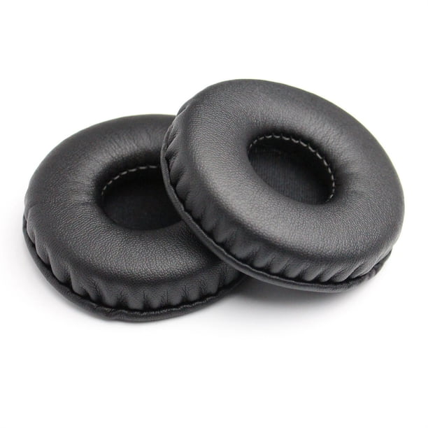 Cateissary Almohadillas para los oídos, almohadillas para los oídos, almohadillas para los oídos, esponja auditiva redonda transpirable, piezas de Relojes inteligentes Negro