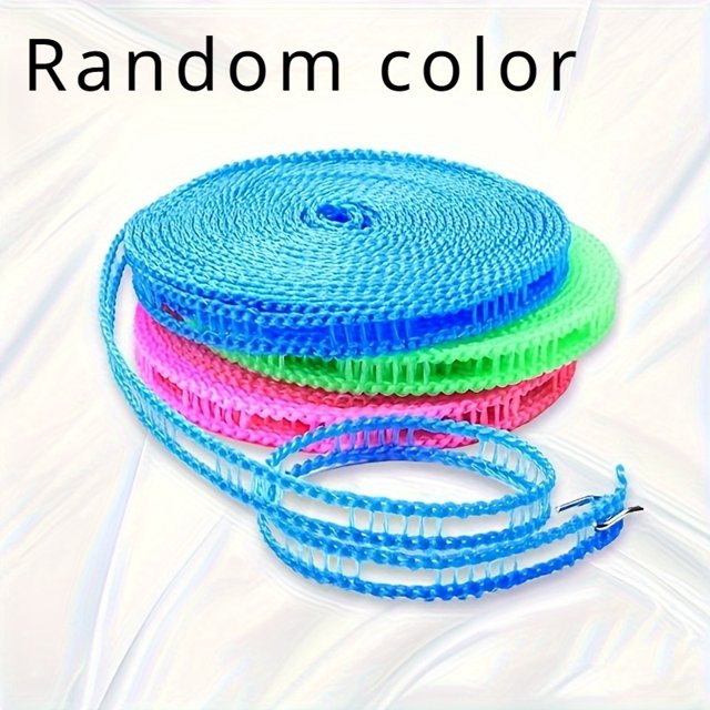PEACNNG Heavy-Duty Portable Clothesline with Anti-Slip Rope Windproof & Durable for Indoor/Outdoor Use Perfect for Camping Home Laundry and Dorm Essentials
