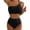 Black & White Polka Dot, variant on Women's Bikini Sets Floral Print One Shoulder Spaghetti Straps High Waist Stretchy Tummy Control Two Piece Swimsuits