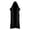 Black, variant on Men's Medieval Hooded Sleeveless Surcoat Holloween Renaissance Tabard Tunic Vest Cloak Viking Costume Cosplay Cape