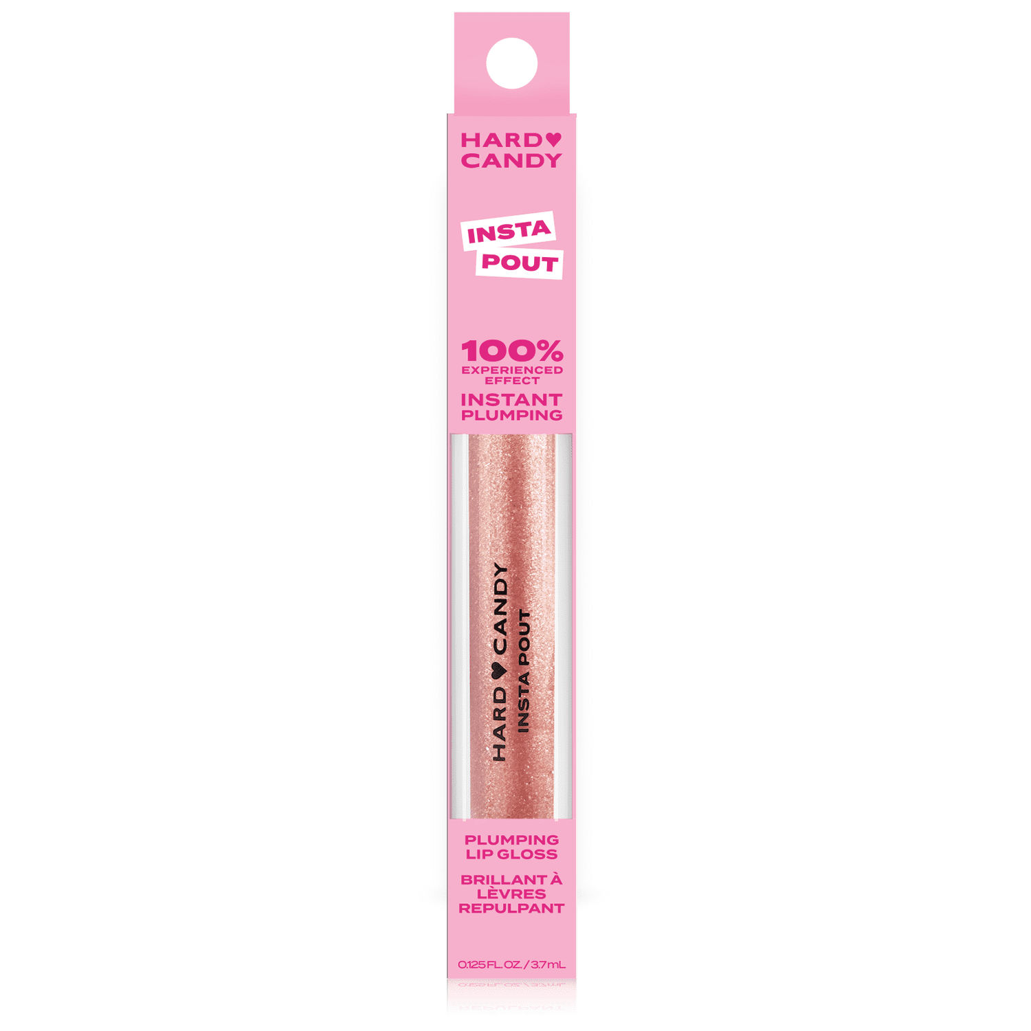 Hard Candy Plumping Serum Lip Gloss,1395 Nude Beach