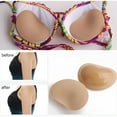 thumbnail image 3 of 1 Pair Swimsuit Bikini Padded Paste Small Bust Thicker Padding Breathable Insert Sponge Bra Self-adhesive Invisible Chest Pads, 3 of 6