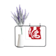thumbnail image 1 of Buddhist Rojo personaje gráfico creativo Tarjeta de jarrón de lavanda artificial, 1 of 3