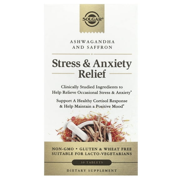 Solgar Stress & Anxiety Relief, 30 Tablets