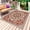 Light Brown Reddish Brown, variant on Red Boho Outdoor Rug 4x6 Ft - Reversible Patio Rug Outdoor Camping Rugs, Vintage Ethnic Tribe Abstract Art Washable Indoor Outdoor Area Rugs, Non-Slip Outdoor Carpet Runner for Deck/Porch