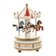 thumbnail image 1 of Caja de música con caballos de carrusel para niñas, caja de carrusel musical de 4 caballos, música perfecta rojo, 1 of 8
