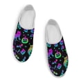 thumbnail image 2 of POLERO Cartoon Galaxy Kitten And Bat Women's Mules House Shoes Halloween Slippers Athletic Footwear Comfort Slip-On Walking Mules with Arch Support,Slip Resistant Loafers, 2 of 7
