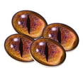 thumbnail image 1 of KuzmarK Sandstone Drink Coaster (set of 4) - Reptile Evil Eye, 1 of 1