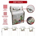 thumbnail image 6 of Christmas Cactus Stars Table Runner 13x72in Non-Slip Cotton Linen Table Runners, Green and White Dresser Scarves TableRunner for Dinner Kitchen Dining Wedding Party, 6 of 9