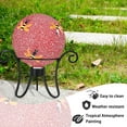 thumbnail image 7 of Gazing Ball,Mosaic Glass Gazing Ball,Garden Sphere with Bee Design,Colorful Outdoor Decor for Patio and Yard, 7 of 7
