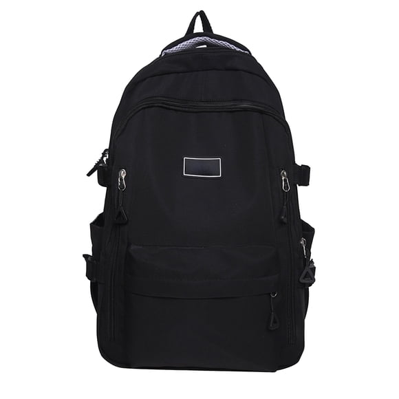 Lightweight School Backpack, Waterproof High School Bag, Casual Daypacks Backpack With Lots Of Pockets, College Backpack For Boys Girls (Black)