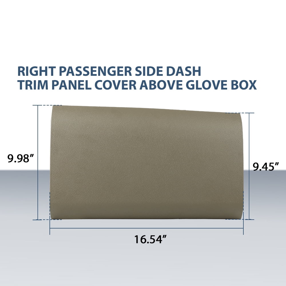 PIT66 Dash Trim Panel Cover Right Passenger Upper Above Glovebox Beige Fit for Ford F150 2004-2008