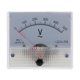 thumbnail image 1 of DC Voltametro Analógico Medidor Voltímetro Indicador Analógico Plástico para Escala Clara y de Leer 500V Macarena Panel de voltímetro de CA, 1 of 8