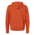 thumbnail image 3 of Independent Trading Co. Unisex Heathered French Terry Full-Zip Hooded Sweatshirt Size up to 3XL, 3 of 5