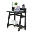 thumbnail image 4 of Pemberly Row Engineered Wood A-frame Computer Desk in Dark Walnut, 4 of 5