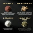 thumbnail image 3 of 10,150mg Libido Booster for Women 30x Strength Red Maca Root + KSM66 Ashwagandha, Horny Goat Weed, Damiana Capsules - Pure Maca Peruana for Women's Libido Fast Acting Mood & Testosterone Supplement, 3 of 7