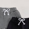 thumbnail image 5 of YDFCWXW 2 Pack Toddler Baby Boy Shorts Summer Waffle Knit Baby Plain Shorts Casual Elastic Waist Joggers Bottom (Black, 18-24 Months), 5 of 7