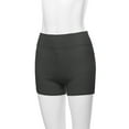 thumbnail image 5 of A2Y Women's Basic Solid Premium Cotton High Rise Bike Shorts Charcoal XL, 5 of 6