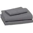 thumbnail image 1 of Juego de Sábanas Tacto Algodón King Size 4 Piezas Ultra Suaves y Frescas Color Gris Kyuden Home, 1 of 6