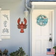 thumbnail image 3 of Lobster Coastal Wooden House Number Sign by G. DeBrekht | Coastal Sea-Life D�cor - MA985382, 3 of 7