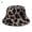 4, variant on UDIYO Bucket Hat Leopard Print Foldable Autumn Winter Thickened Plush Windproof Fisherman Cap for Outdoor