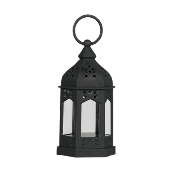 XANSHE Clearance Mini Lanterns with Flickering LED Candle, Batteries Included, Decorative Hanging Candle Lantern for Indoor Use, Wedding, Party, Table Centerpiece