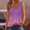 🔥 Pink, variant on Sentmoon Cute Tank Tops for Women Loose Fit Sleeveless Womens Tee Shirts with Print Crew Neck Spaghetti Strap Women Tops Dressy Casual Breathable Casual for Travel and Vacation Khaki L