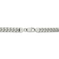 thumbnail image 4 of 925 Sterling Silver 7.1mm Domed Curb Chain 20 Inch, 4 of 7