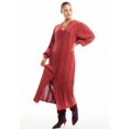 thumbnail image 4 of June & Vie Women's Plus Size -Sleeve Cardigan Sweater Midi Dress, 4 of 4