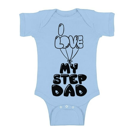 

Awkward Styles Best Father Bodysuit Short Sleeve Cute One Piece I Love my Step Dad Baby Bodysuit Short Sleeve Step Father Clothing Collection Best Baby Gifts I Love my Daddy One Piece for Newborn