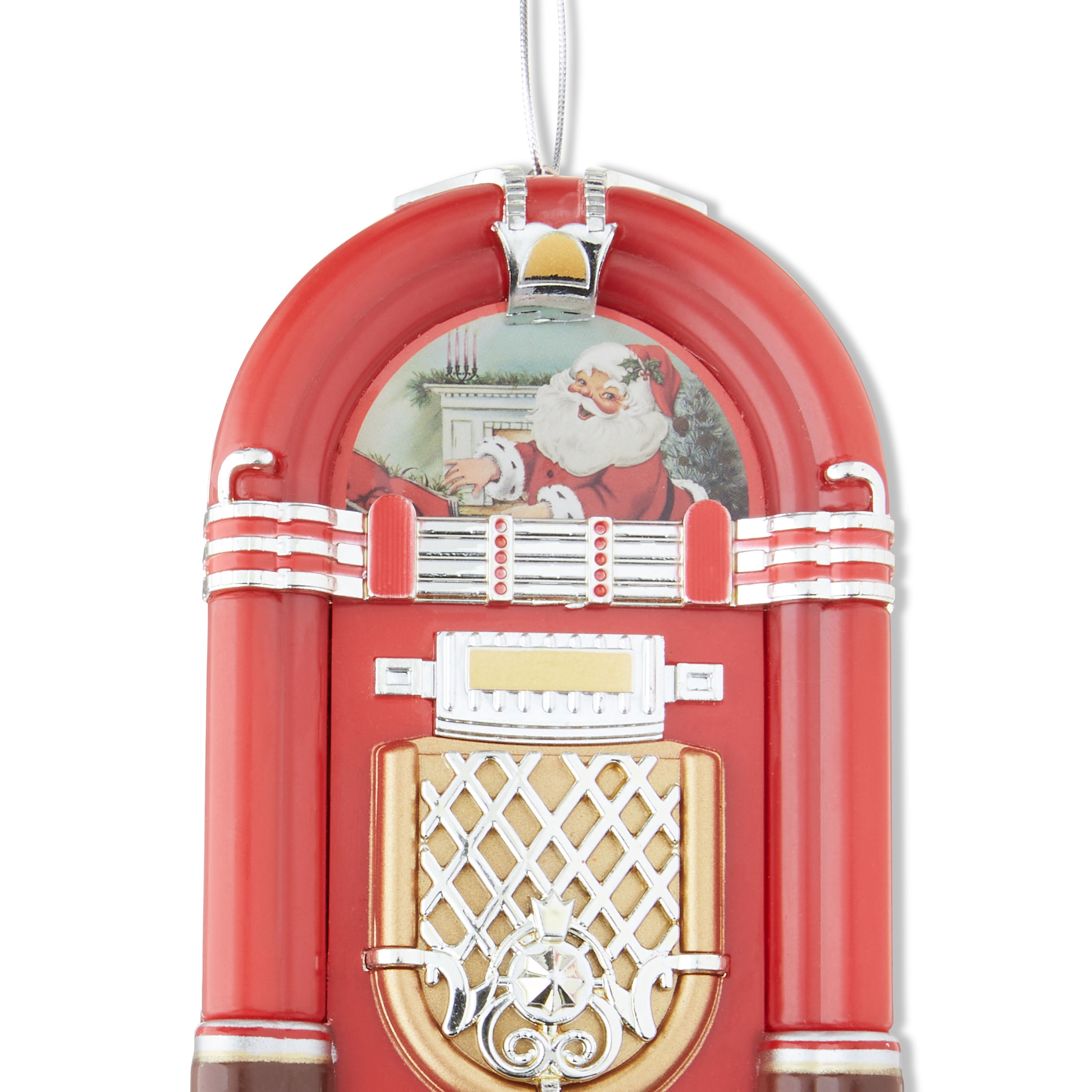 Mr. Christmas Mini Jukebox Ornament, Red