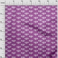 thumbnail image 3 of oneOone Viscose Chiffon Purple Fabric Asian Block Dress Material Fabric Print Fabric By The Yard 42 Inch Wide, 3 of 4