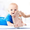 thumbnail image 5 of SKYSONIC 3 PCS Cartoon Cute Fox Baby Muslin Washcloths, Pink Pattern Face Towel Burp Cloths Ultra Soft Absorbent Cotton Bath Wipes Towels for Newborn Boys Girls, 5 of 7