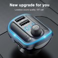 thumbnail image 3 of Dual USB Charger BT 5.0 Car FM Transmitter MP3 Music Player TF Card/U Disk with LED Screen Wireless Radio Transmitter Modulator, 3 of 5