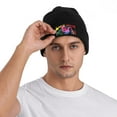 thumbnail image 4 of ZICANCN Bonnet Tricoté Chapeau-Clef Keyboard Keys Bonnet d'Hiver Doux Chaud Classique pour Hommes Femmes Instruments de Musique Silhouettes, 4 of 6