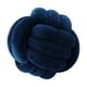thumbnail image 2 of Nudo Almohada Bola Gruesa Cómoda Almohadas Anudadas Para Sala De Estar Hogar Sofá Azul Marino, 2 of 9