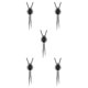 thumbnail image 3 of Collar Colgante Qarigey de Moda Simple para Mujer Hombre Negro, 3 of 6