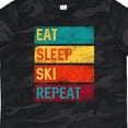 thumbnail image 4 of Inktastic Skiing Eat Sleep Ski Repeat Boys or Girls Toddler T-Shirt, 4 of 5
