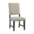 thumbnail image 2 of Bowery Hill Contemporary Upholstered Side Chair Set in Beige, 2 of 13